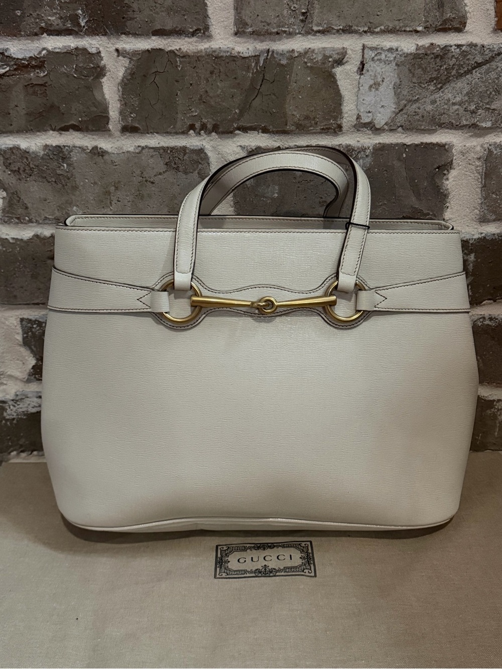 Gucci Bright Bit Tote | Ivory